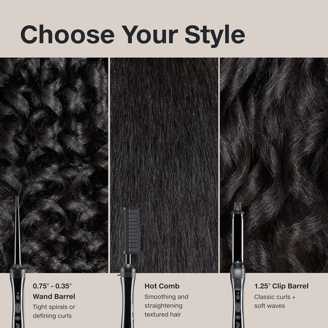 Texture 3-In-1 Heat Styling Tool