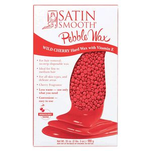 Pebble Hard Wax - Wild Cherry with Vitamin E