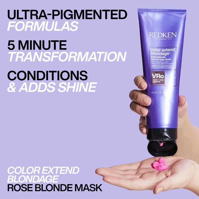 Rose Blonde Color Extend Blondage Color Depositing Mask