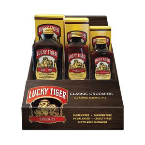 Lucky Tiger Mens Grooming 9 Piece Display