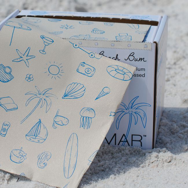 Beach Bum Embossed Roll