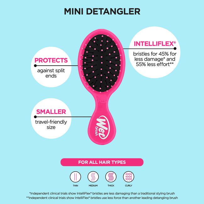 Pink Mini Detangler