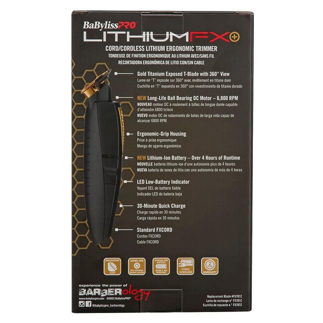 LithiumFX Cord/Cordless Lithium Ergonomic Trimmer
