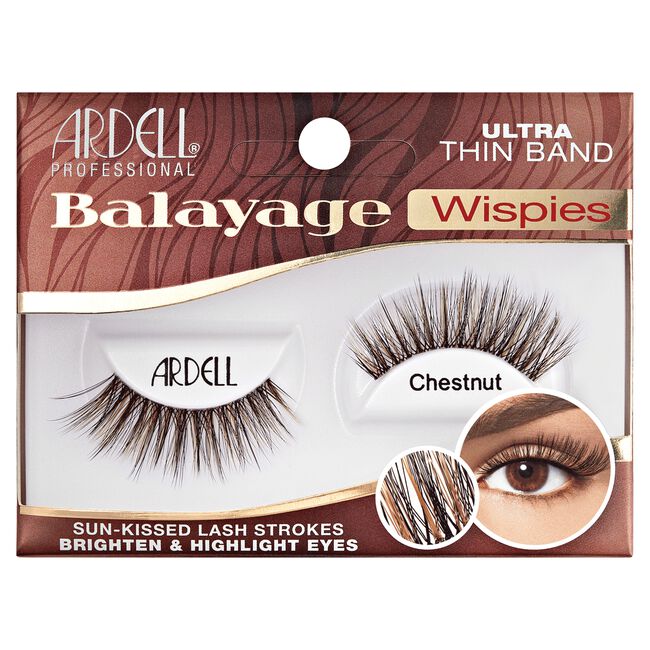 Chestnut Balayage Wispies