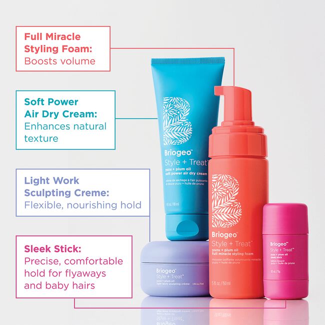 Style + Treat Yuzu + Plum Oil Light Work Sculpting Creme