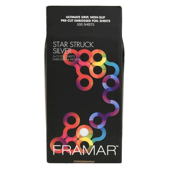 Star Struck Silver Medium Pre Cut Embossed Sheets