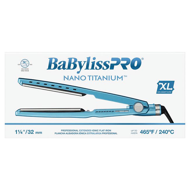 Nano Titanium Extended 1.25 Inch Ionic Flat Iron