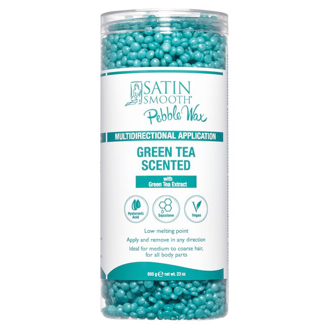 Green Tea Scented Multidirectional Pebble Wax