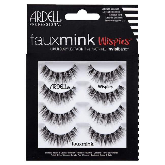 Faux Mink Lashes Wispies 4 Pack