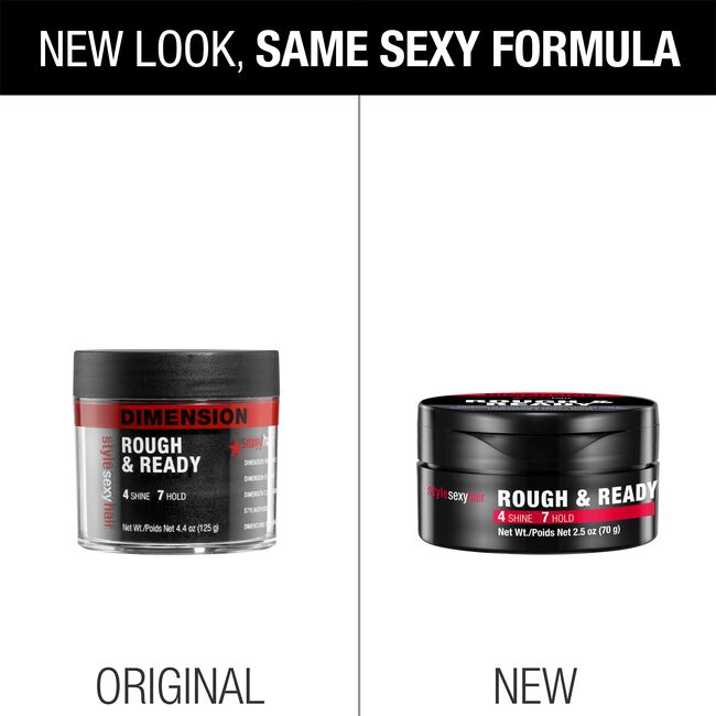 Style Sexy Hair Rough & Ready Dimension With Hold Styling Putty