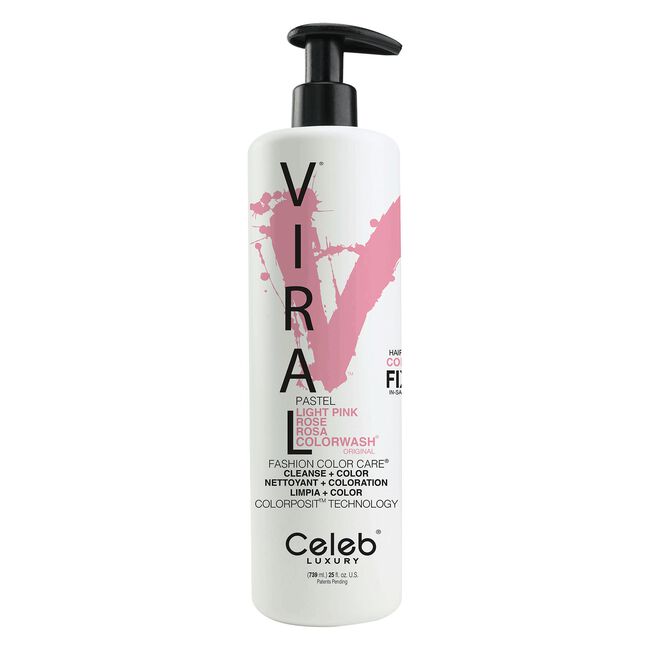 Viral Pastel Light Pink Colorwash