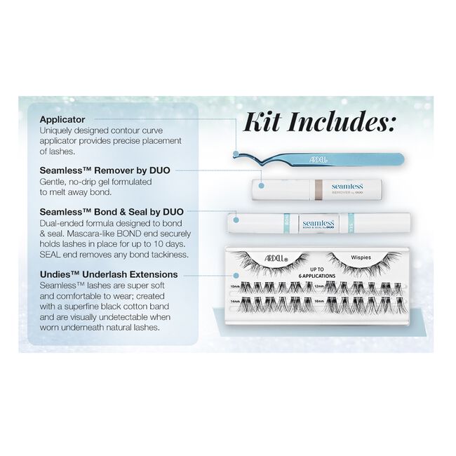 Seamless Underlash Extensions Wispies