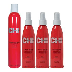 44 Iron Guard Thermal Protection Spray + Enviro 54 Natural Hold Flex Hairspray Kit