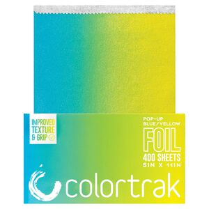 Gradient Blue Yellow Pop Up Foils