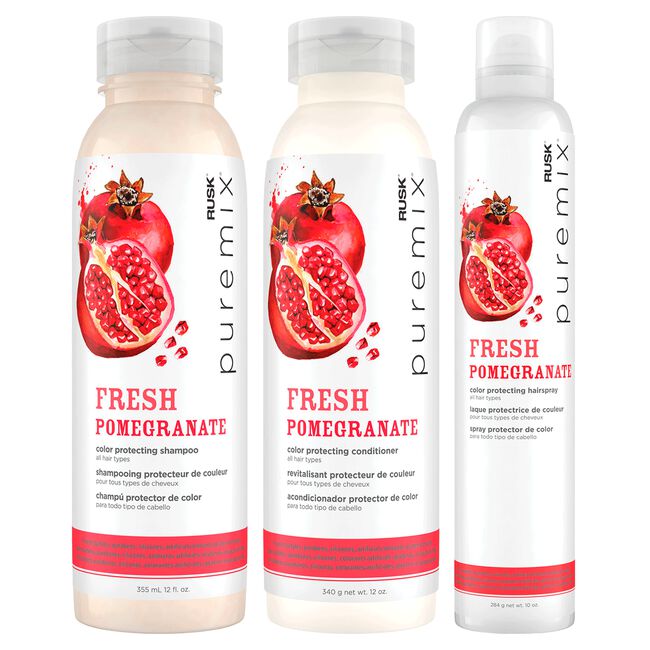 PureMix Fresh Pomegranate Shampoo, Conditioner & Hairspray