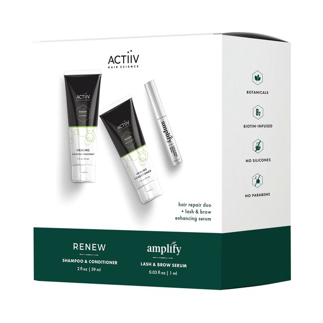 Renew & Amplify Hair, Lash and Brow Trio Box