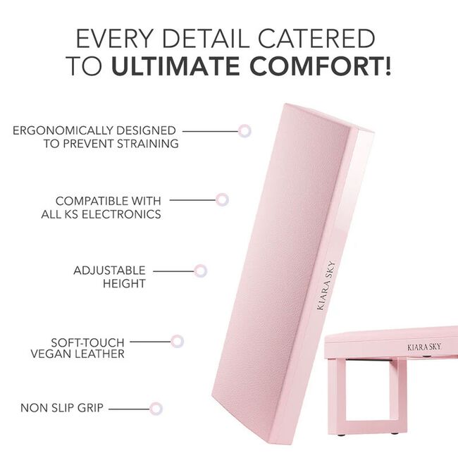 Pink Nail Arm Rest