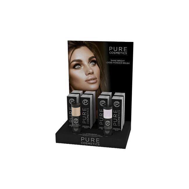 Shimmer Powder Brush - 8 Count Display