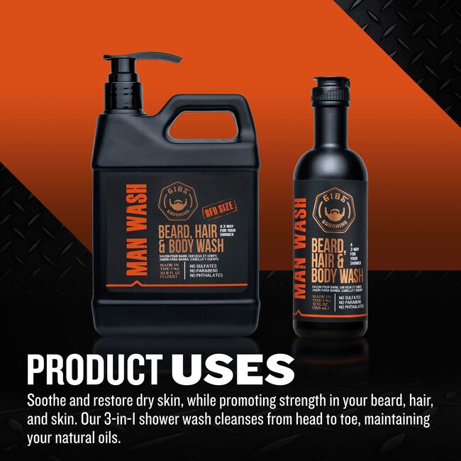 Man Wash BHB (Beard, Hair and Body)
