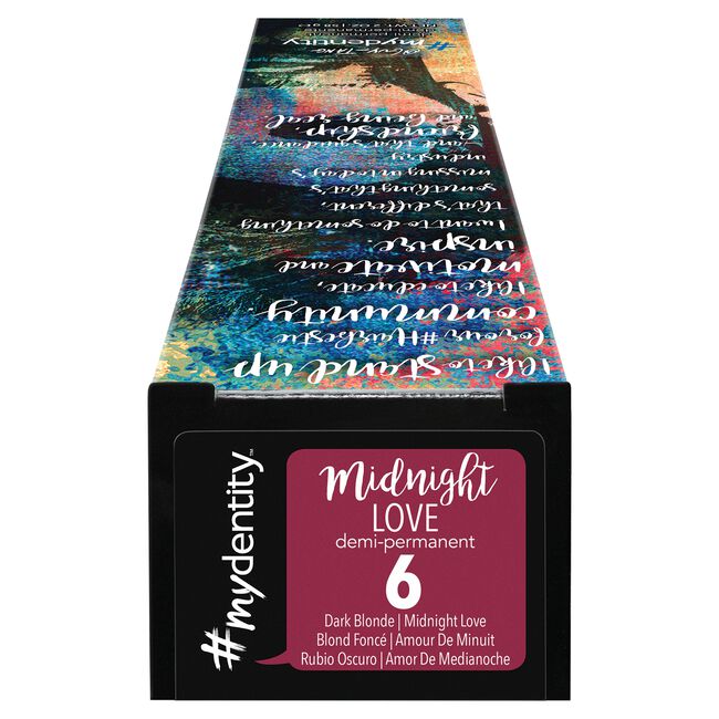 6 Midnight Love Medium Brown Red Guy Tang Demi-Permanent Hair Color