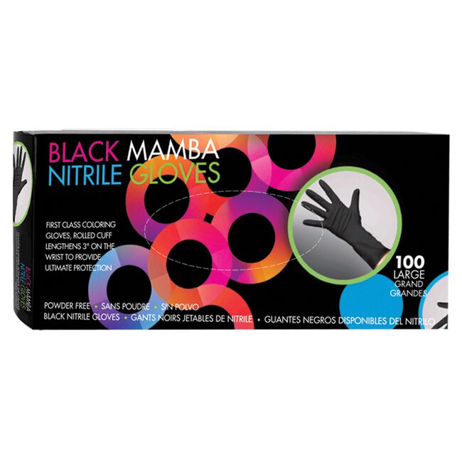 Midnight Mitts Nitrile Large Gloves