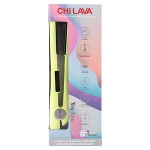 Key Lime Green Volcanic Lava 1 Inch Hairstyling Iron
