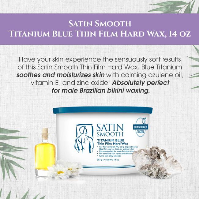 Titanium Blue Hard Wax