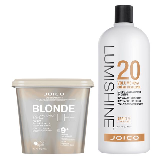 Blonde Life Lightening Powder 16 oz, 20 Volume Developer