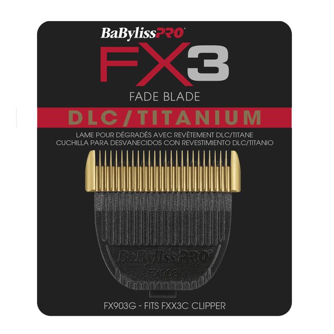 FX3 Clipper Titanium Fade Blade
