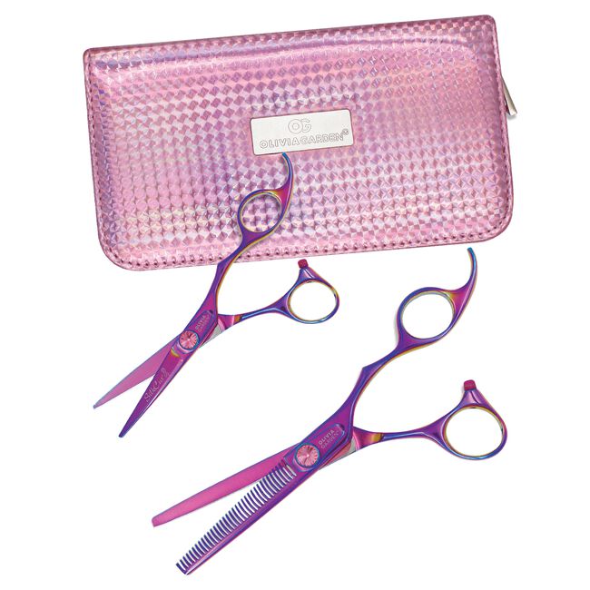 SilkCut Pink 5 Inch Shear & Thinner BCA Case