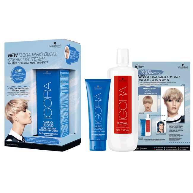 Vario Cream Lightener with 10 Volume Developer