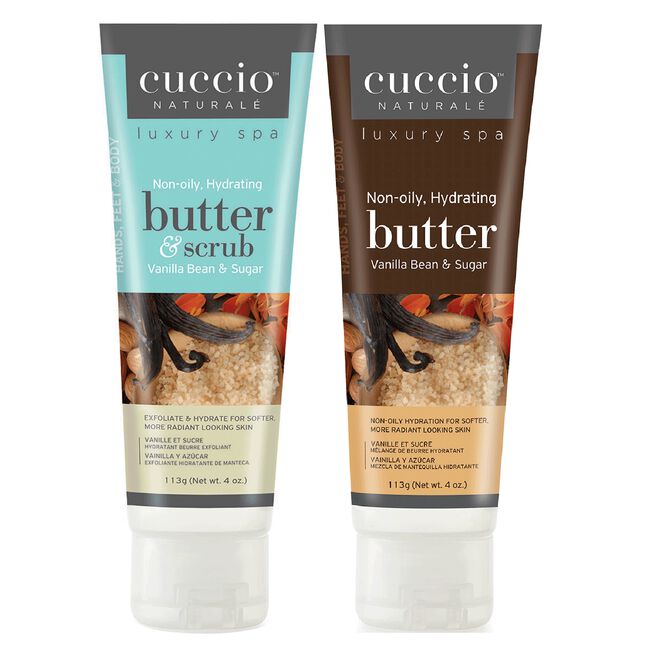 Cuccio Vanilla Bean & Sugar Butter Blend with Butter Scrub