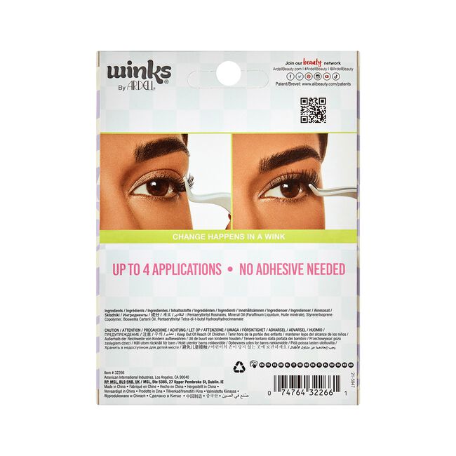 Winks Press on Lash 30 pc Volume + Applicator