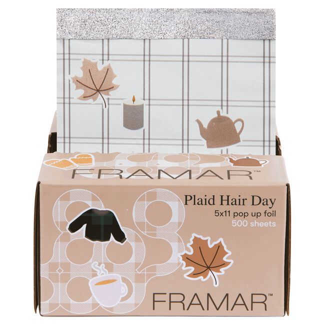 Plaid Hair Day Pop Up Foil