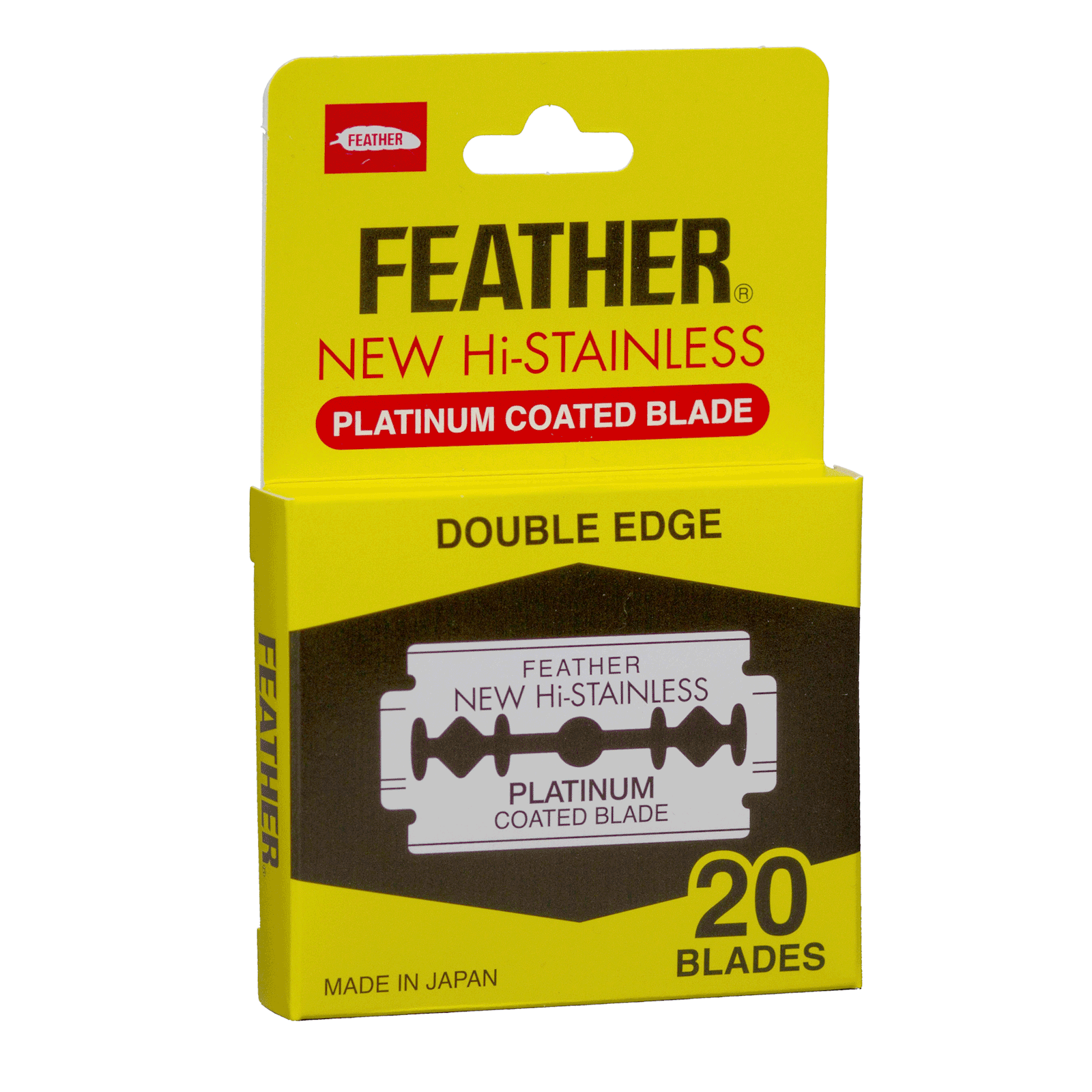 Feather Double Edge Razor Blades - 20 count