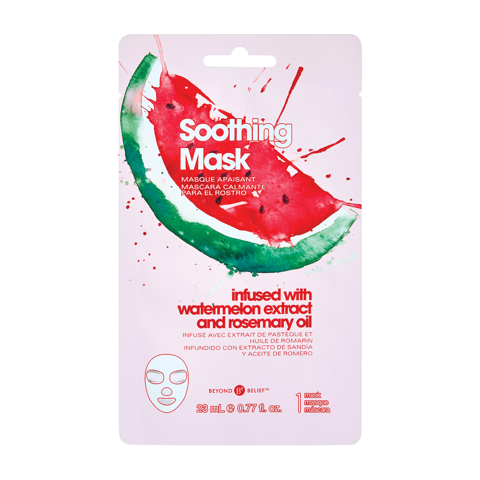 Soothing Watermelon Sheet Mask Beyond Belief CosmoProf