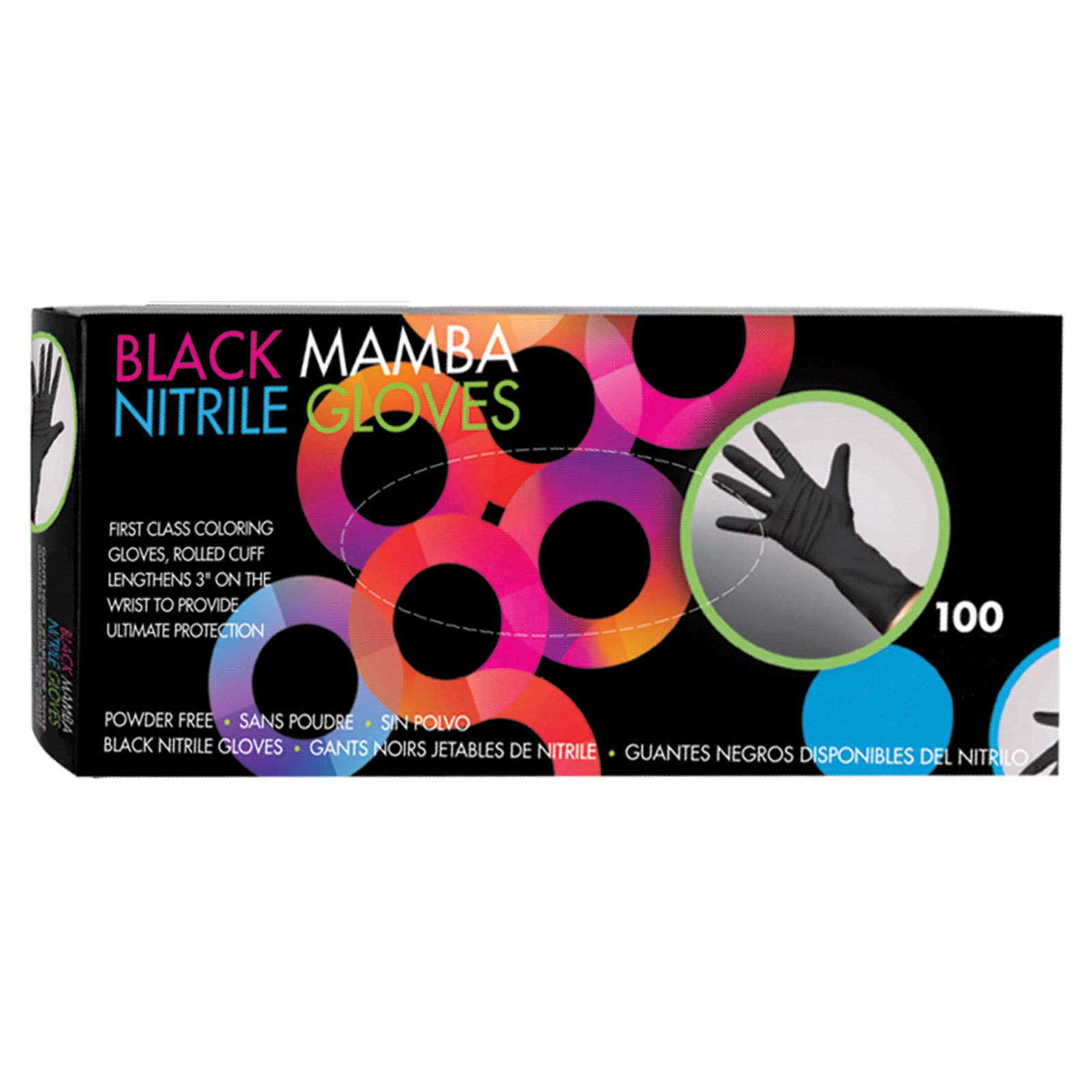 Midnight Mitts Nitrile Gloves - Small 100 Count
