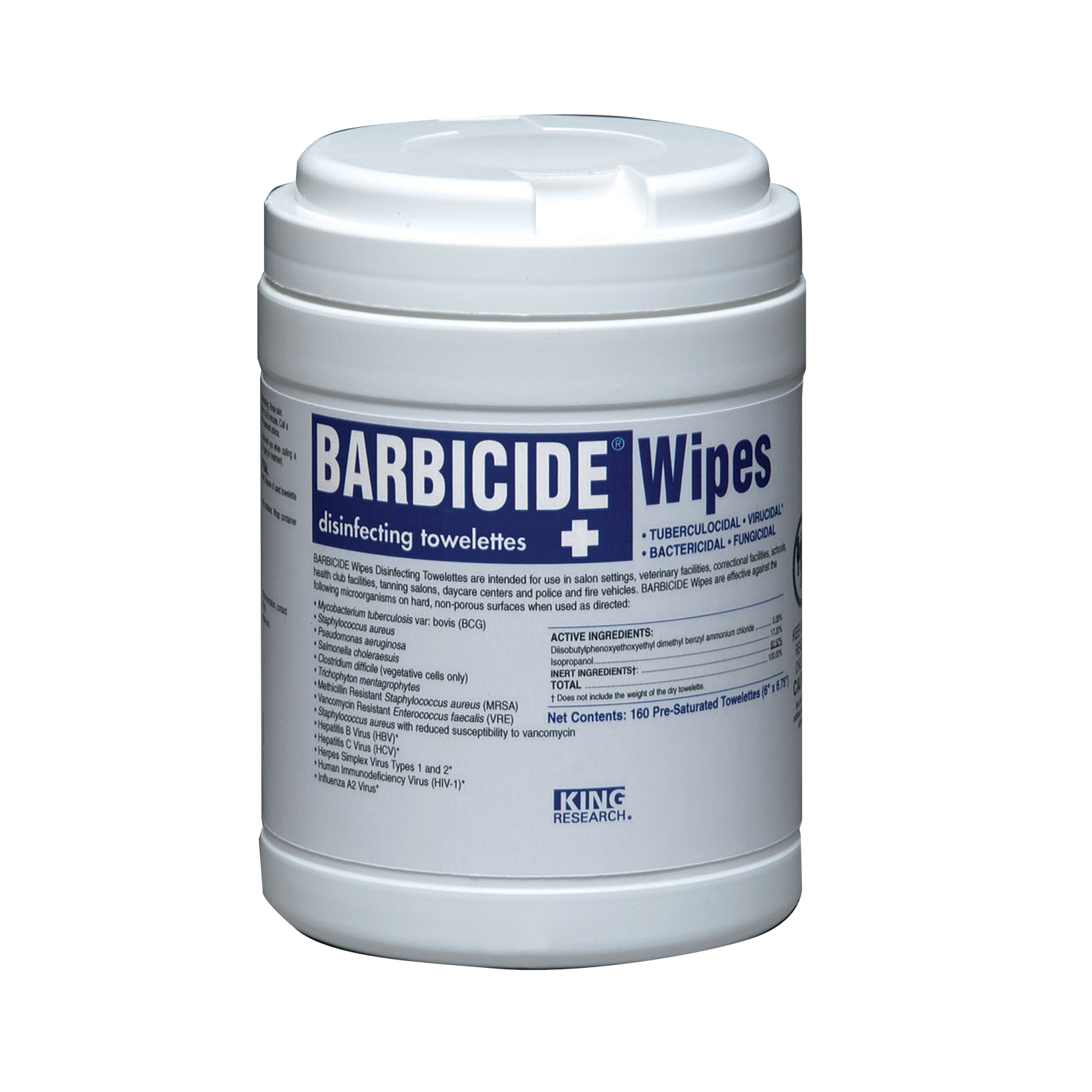 King Research Barbicide Wipes