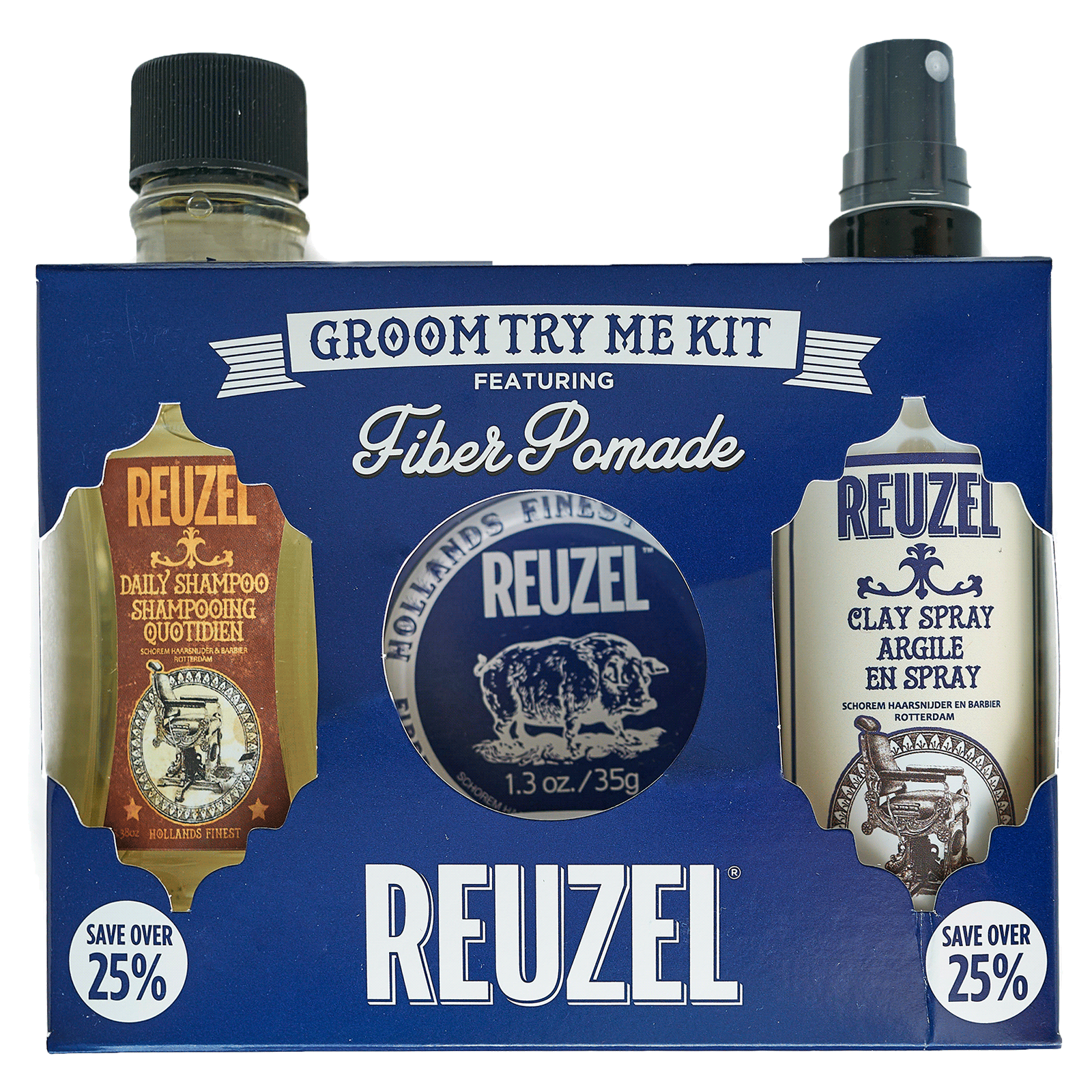 Groom Try Me Kit Featuring Fiber Pomade