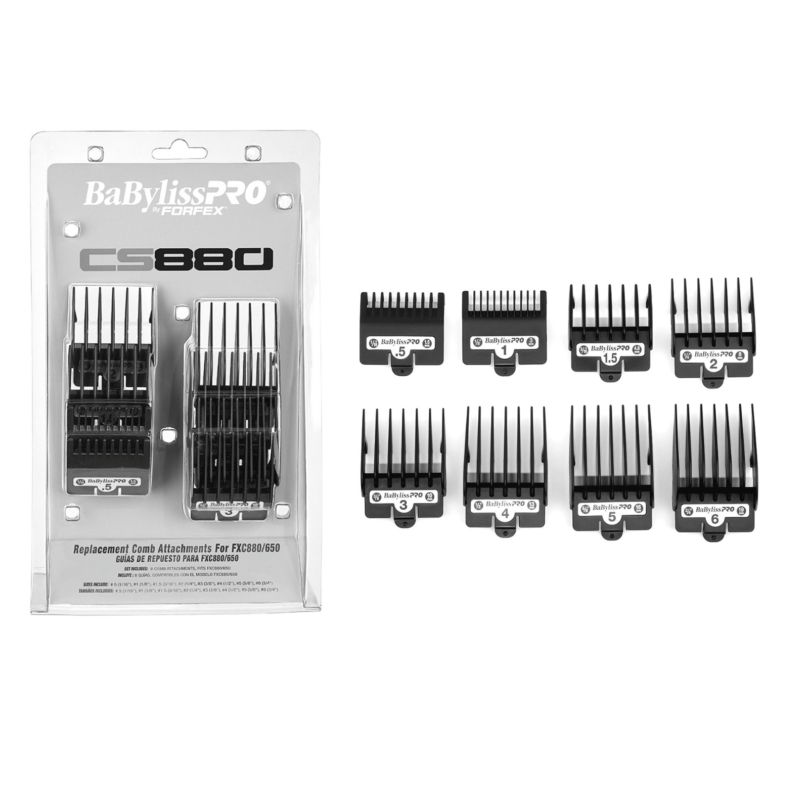 babyliss attachment combs