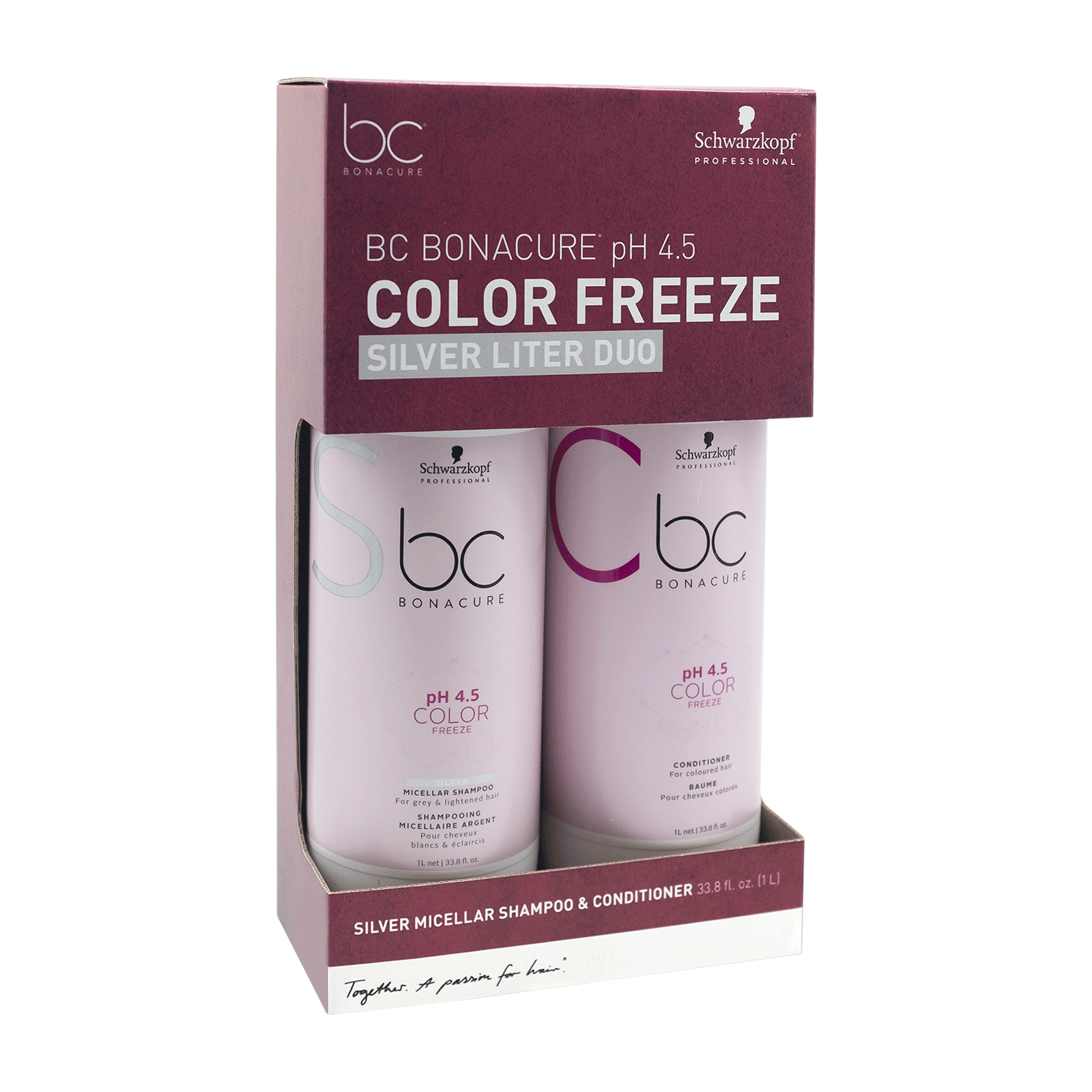 demonstratie Vaag Dodelijk Bonacure Color Freeze Silver Shampoo, Conditioner Liter Duo - Schwarzkopf  Professional | CosmoProf