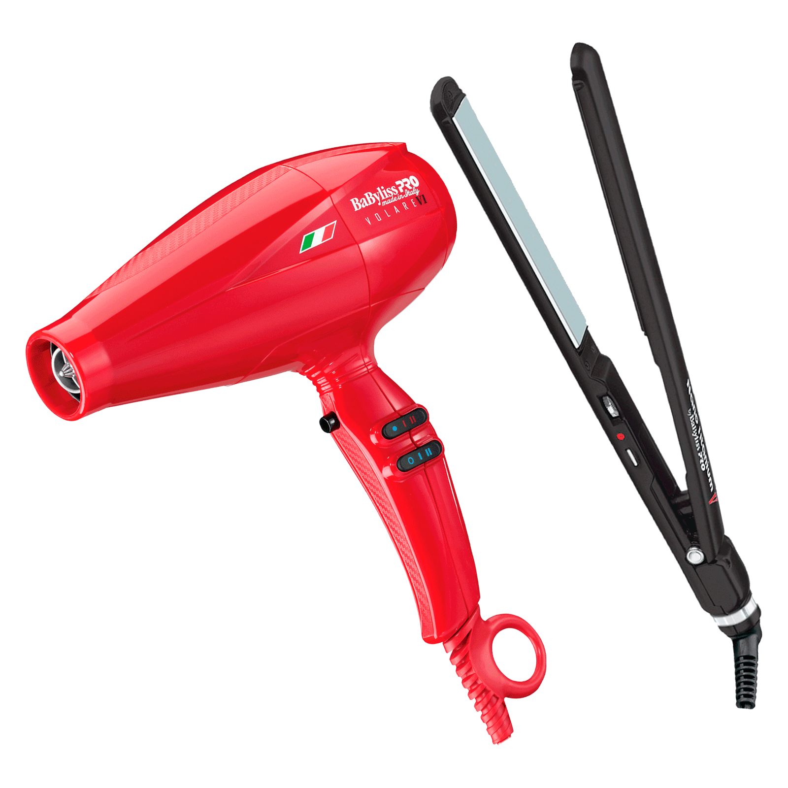 BaBylissPRO Ferrari Red Volare Dryer, NT 1 Inch Flat Iron - BaBylissPRO | CosmoProf BaBylissPRO Ferrari Red Volare Dryer, NT 1 Inch Flat Iron - BaBylissPRO | CosmoProf