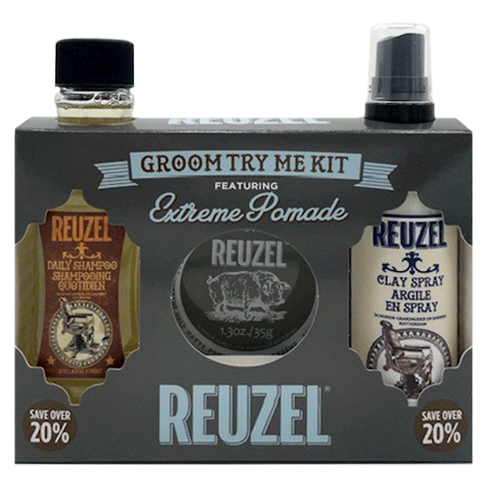 Groom Try Me Kit Featuring Extreme Pomade