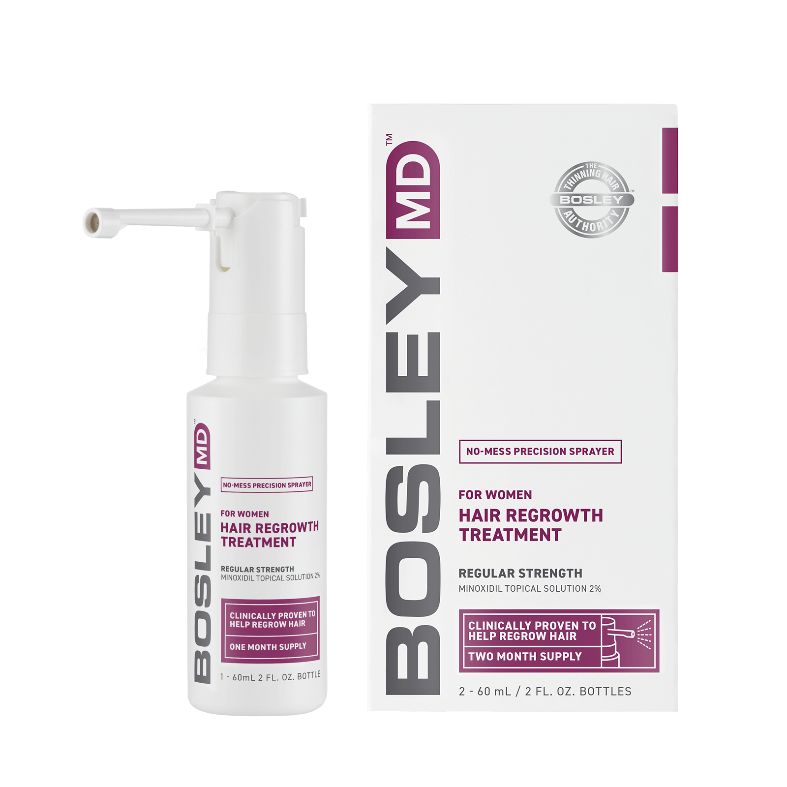 Hair Regrowth Treatment Spray for Women - Bosley Professional | CosmoProf Hair Regrowth Treatment Spray for Women - Bosley Professional | CosmoProf