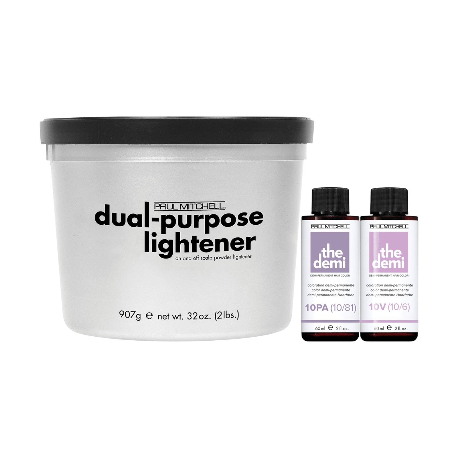 Dual Purpose Lightener The Demi 10p 10v John Paul Mitchell